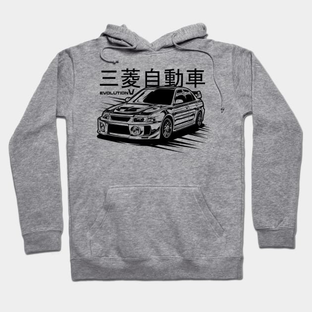 Lancer Evolution V Hoodie by idrdesign